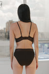 BASERANGE Bamboo Fiber Bamboo Cotton No Wire Wide-Brim Bra Series Collection Soft Underwear France BAS-BRTR-BL-000-FOVEA BRTR1